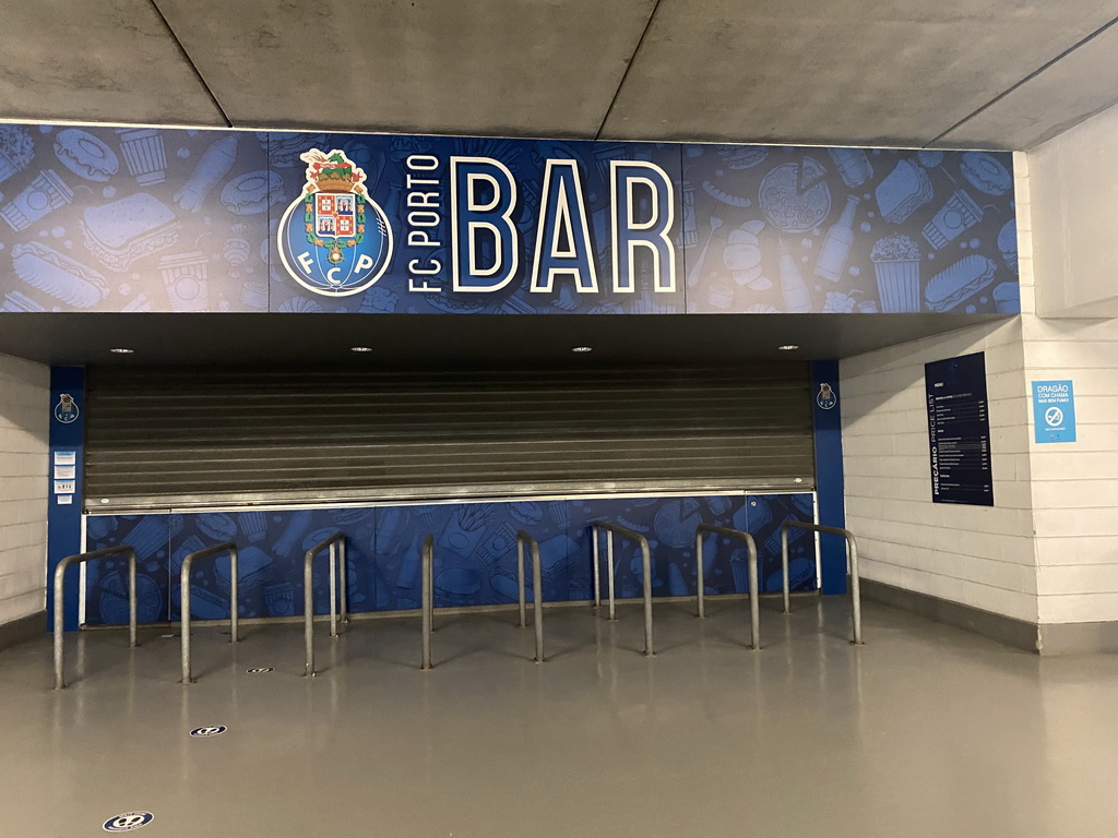 The FC Porto Bar at the Estádio do Dragão stadium