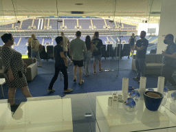 Interior of the board`s skybox and the board`s seats at the Estádio do Dragão stadium