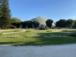 The Jardins do Palácio de Cristal park with the Super Bock Arena
