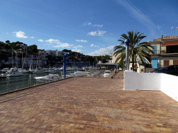 Boats in the southeast side of the harbour, viewed from the Carretera del Moll street