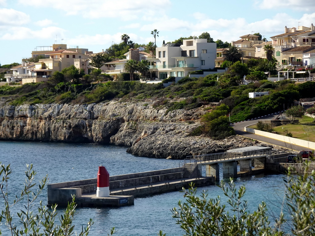 Pier at the northeast side of the harbour, viewed from the Carrer d`En Bordils street