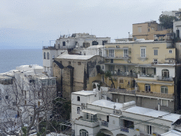 Houses at the town center, viewed from the Viale Pasitea street