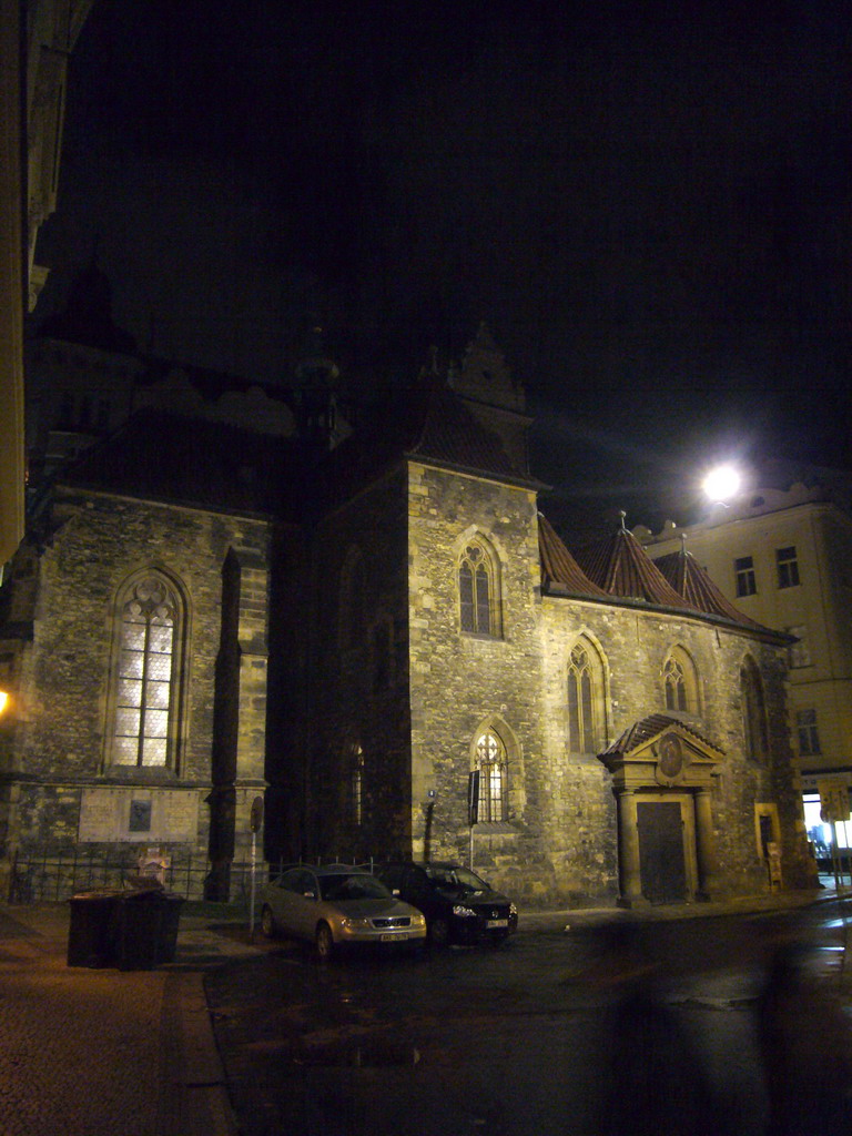 The St. Martin in the Wall Church, by night