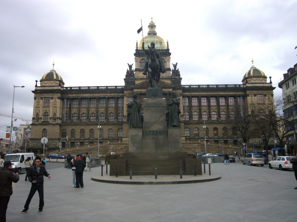 The St. Wenceslas Monument and the National Museum