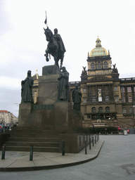 The St. Wenceslas Monument and the National Museum