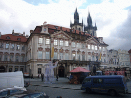Old Town Square, with the Church of Our Lady before Týn and the Goltz-Kinský Palace