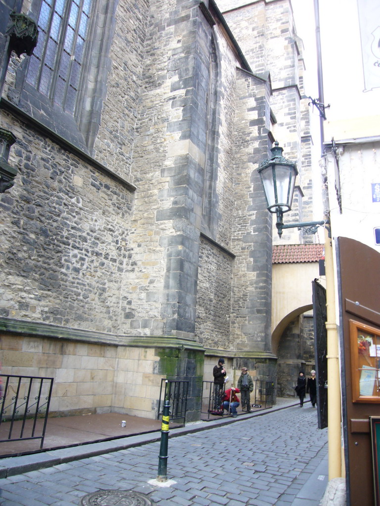 Street on the side of the Church of Our Lady before Týn
