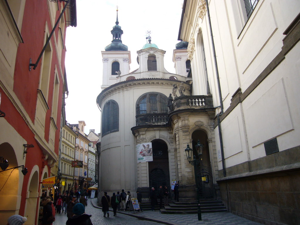 St. Clement`s Church, part of the Clementinum, at Kaprova street