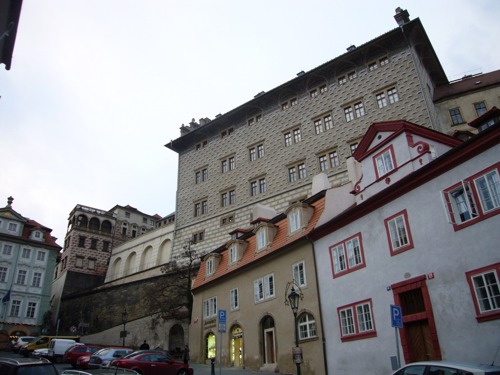 Back side of the Schwarzenberg Palace, at the Hradcany (Castle District)