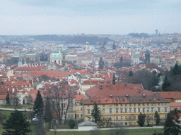 View on the city center from Úvoz Street