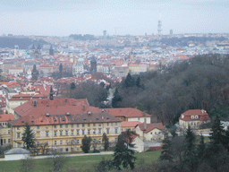 View on the city center from Úvoz Street