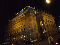 The National Theatre, by night