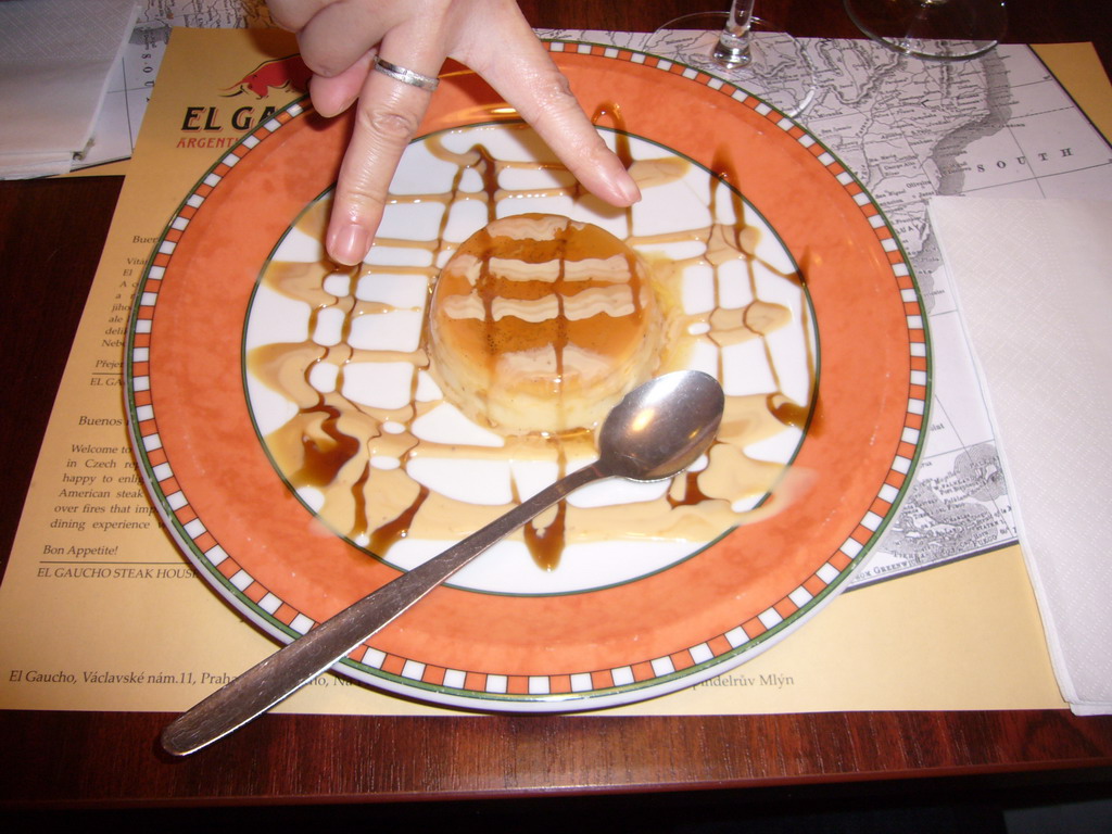 Dessert at the El Gaucho Steak House