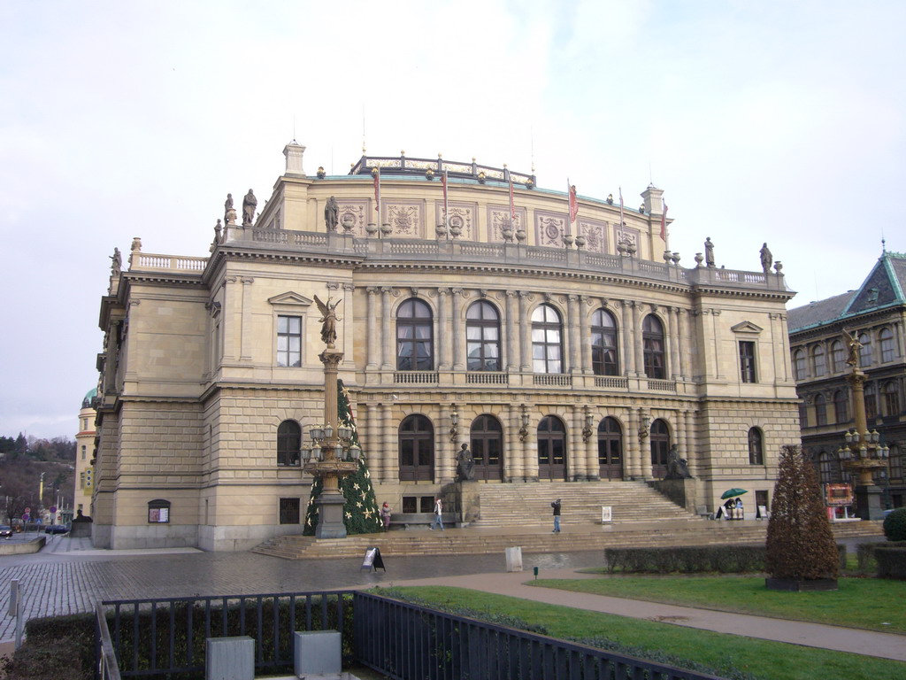 The Rudolfinum, at the Jan Palach Square