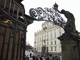 The Archbishop`s Palace (Arcibiskupský Palá), from the First Castle Courtyard of Prague Castle