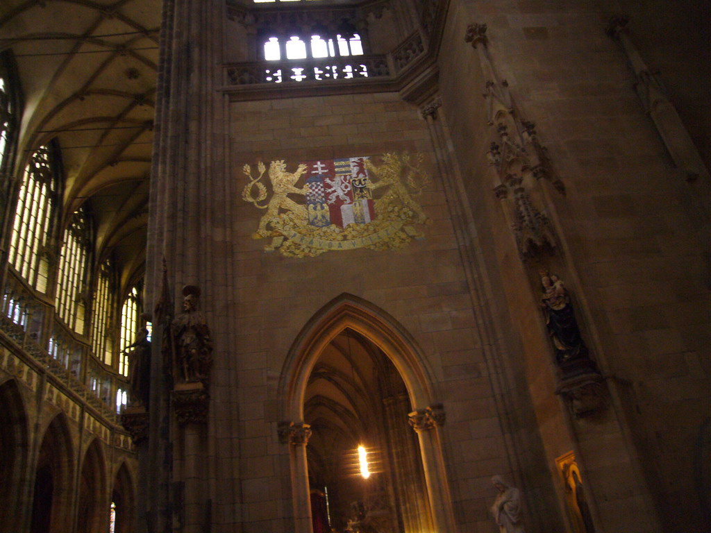 Coat of arms in St. Vitus Cathedral