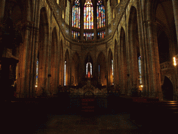 The nave of St. Vitus Cathedral