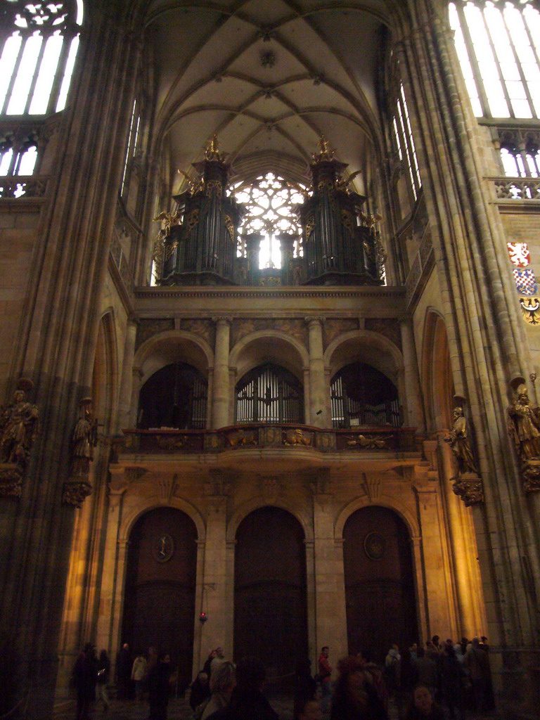 The organ of St. Vitus Cathedral