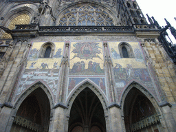 The Golden Gate of St. Vitus Cathedral, with the Mosaic of the Last Judgment