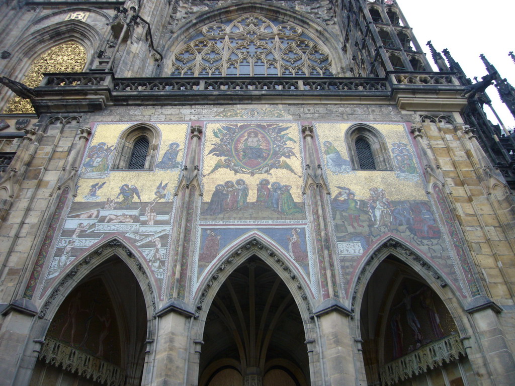 The Golden Gate of St. Vitus Cathedral, with the Mosaic of the Last Judgment