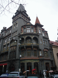 Building at Pariszka Street, next to the Old New Synagogue