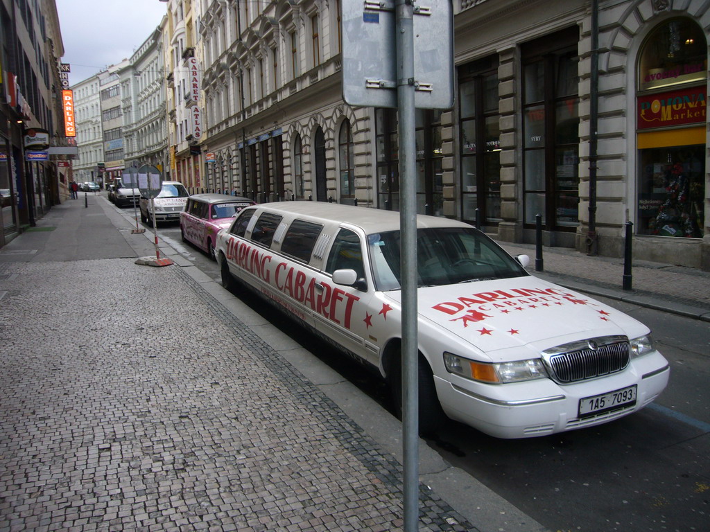 `Darling Cabaret` limousine in the Ve Smeckach street