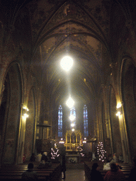 Inside the Church of St. Peter and Paul, at Vyehrad