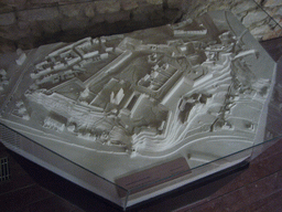 Scale model of Vyehrad, in the Gothic Cellar of Vyehrad