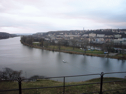 View on the Vltava river and the south of Vyehrad