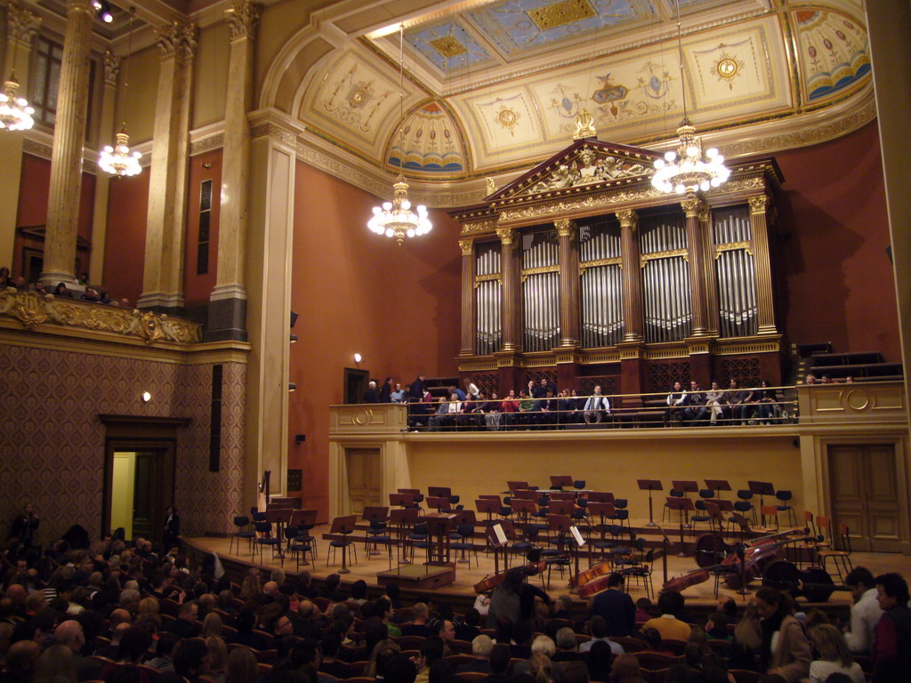 The Rudolfinum Dvorak hall, before the Christmas Gala Concert