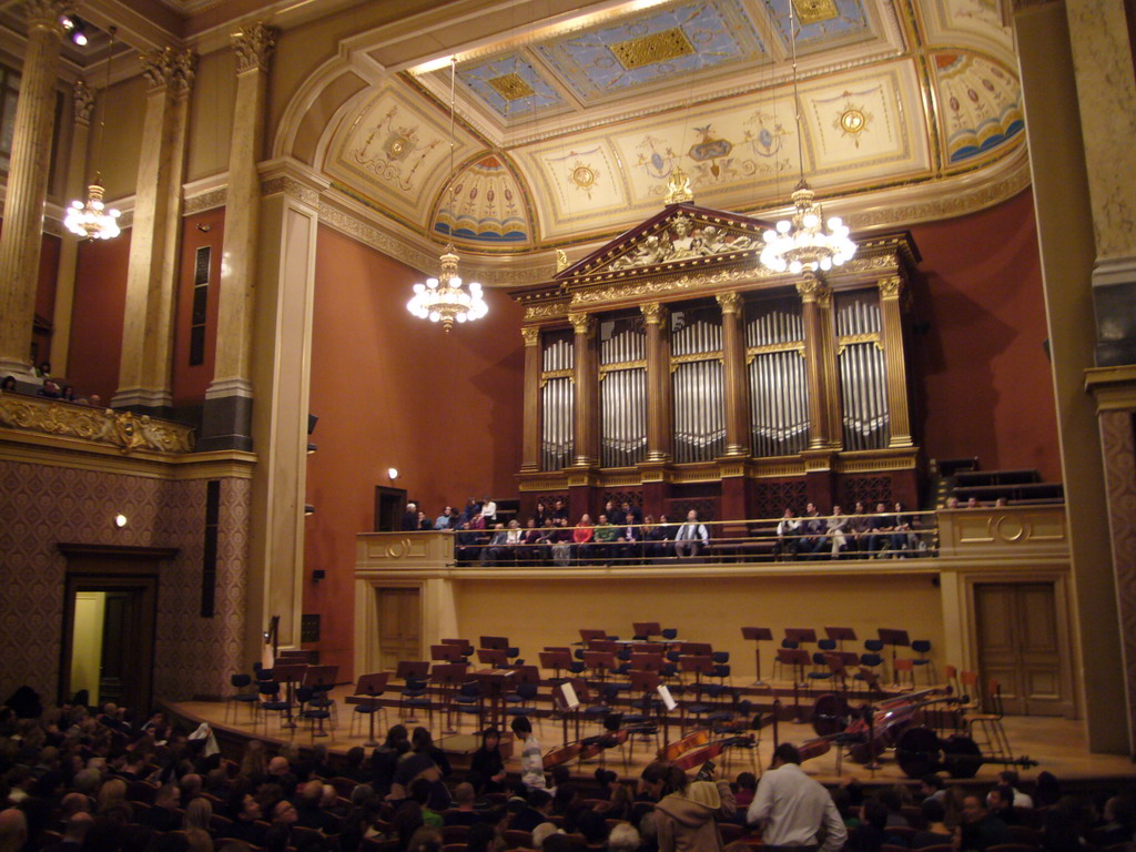 The Rudolfinum Dvorak hall, before the Christmas Gala Concert