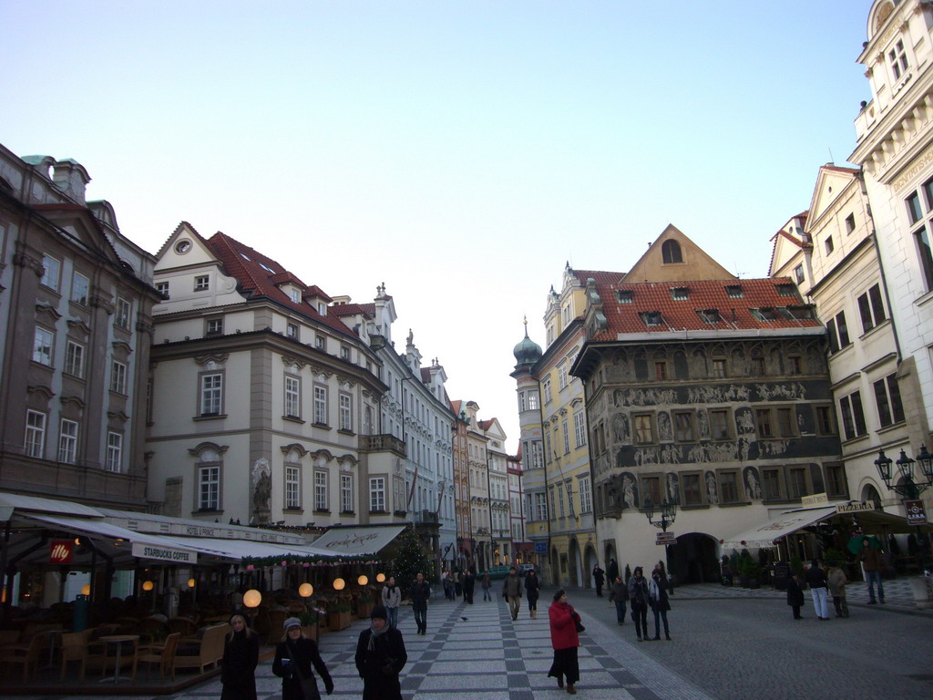 Old Town Square, with the House at the Minute