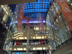 Inside the shopping center Palladium, at Republic Square