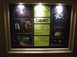 Poster of the show `Cabinet` in the Black Light Theatre `Image`