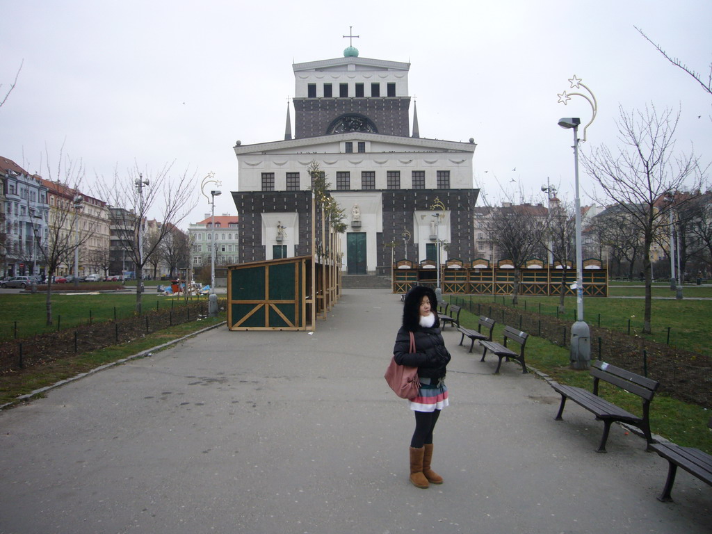 Church of the Most Sacred Heart of Our Lord (Kostel Nejsvetejího srdce Páne) at Podebrady Square