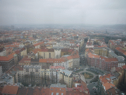 View on the city from the ikov Television Tower