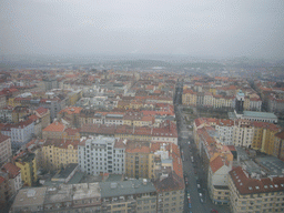 View on the city from the ikov Television Tower