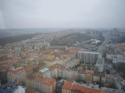 View on the city from the ikov Television Tower