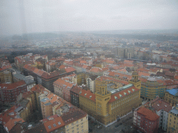 View on the city from the ikov Television Tower