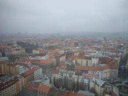 View on the city from the ikov Television Tower