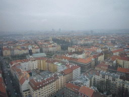 View on the city from the ikov Television Tower