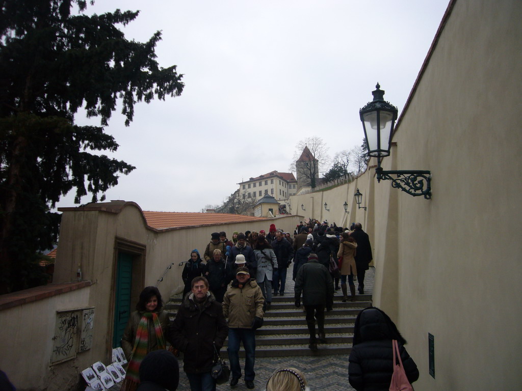 The Old Castle Stairs (Stare zamecke schody) to Prague Castle