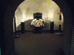 Sculptures inside the Story of Prague Castle museum