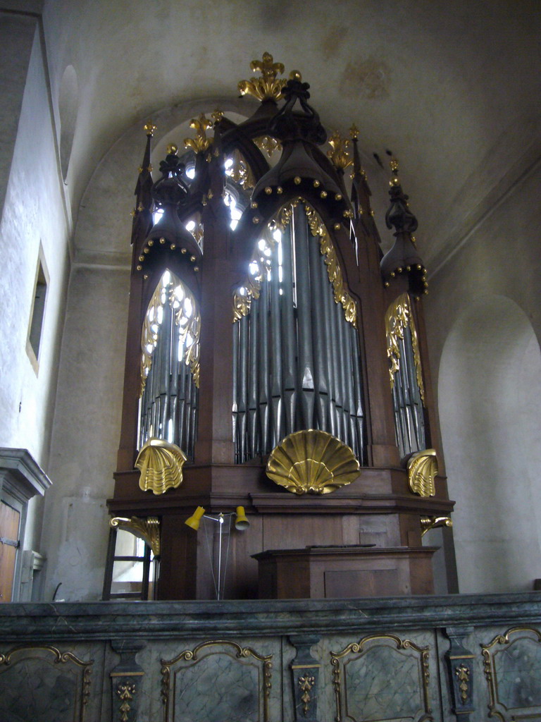 Organ of All Saints` Chapel, in the Old Royal Palace
