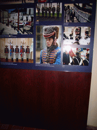 Photographs of guards in the Powder Tower