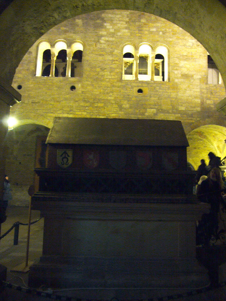 A tomb inside St. George Basilica