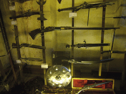 Weapons in the Torture Museum at the Golden Lane