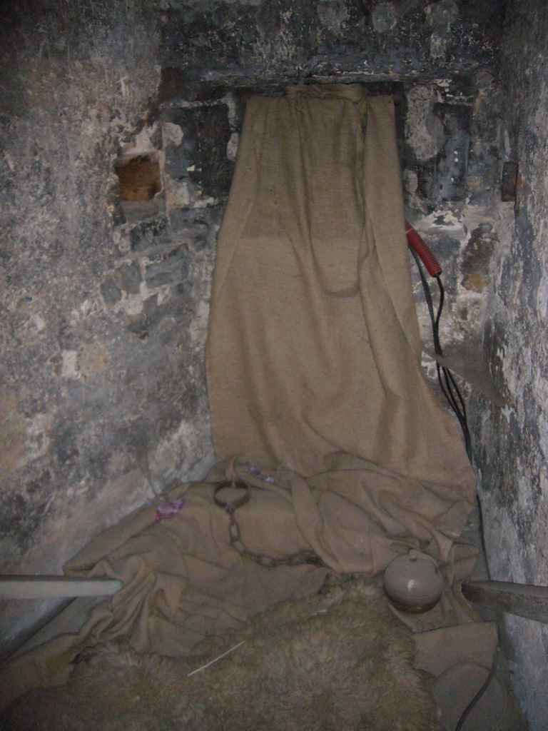 Prison cell in the dungeon of Daliborka Tower