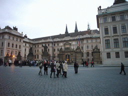 The entrance to Prague Castle