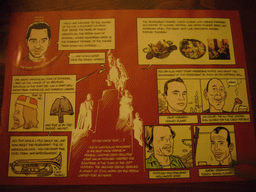 Placemat of the restaurant Svatého Václava, with information on the restaurant and St. Wenceslas